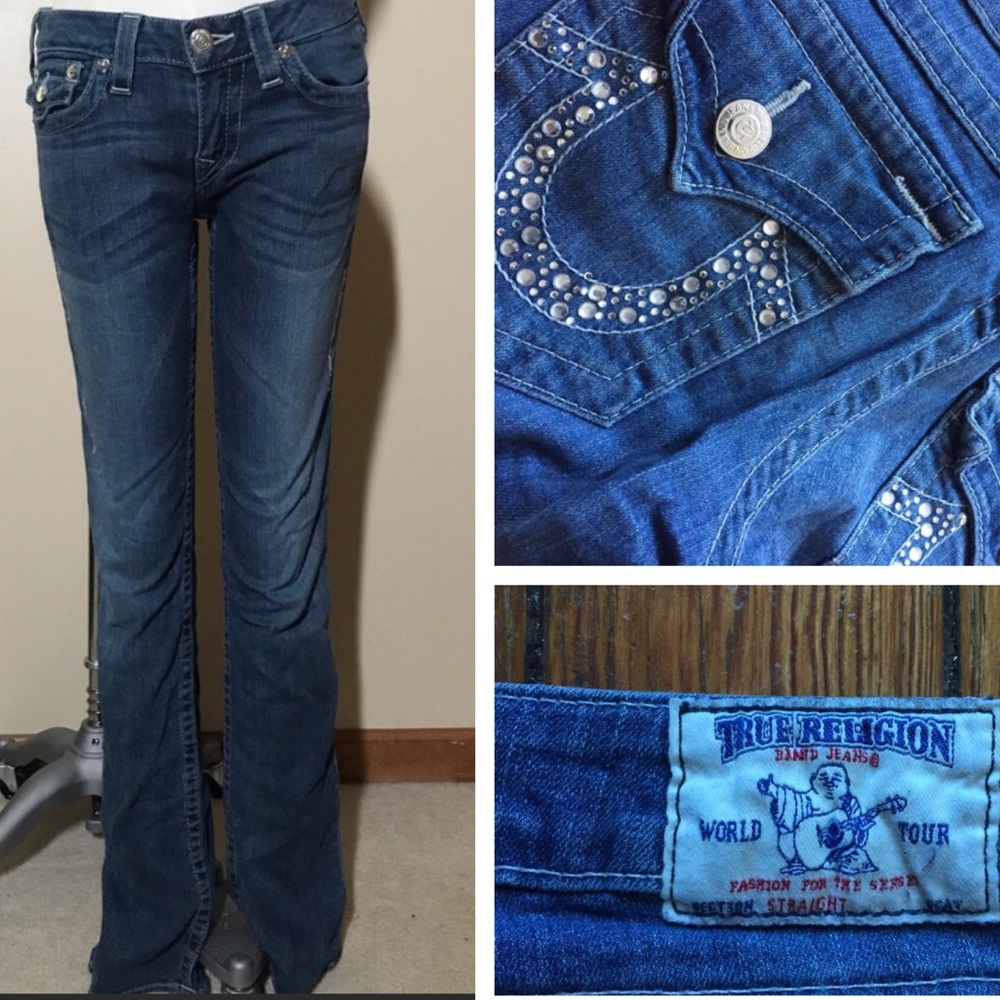 True Religion Bedazzled Jeans